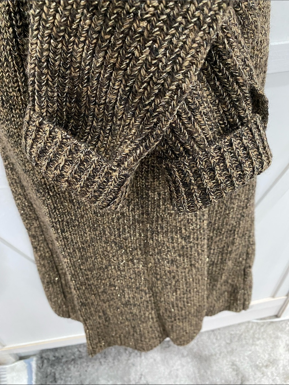 Lauren Ralph Lauren Wool Blend Long Cardigan Knit Size Small - Picture 11 of 11